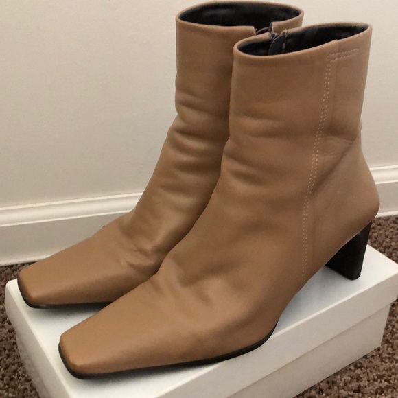 Aldo Shoes - Aldo leather ankle boots with side zipper